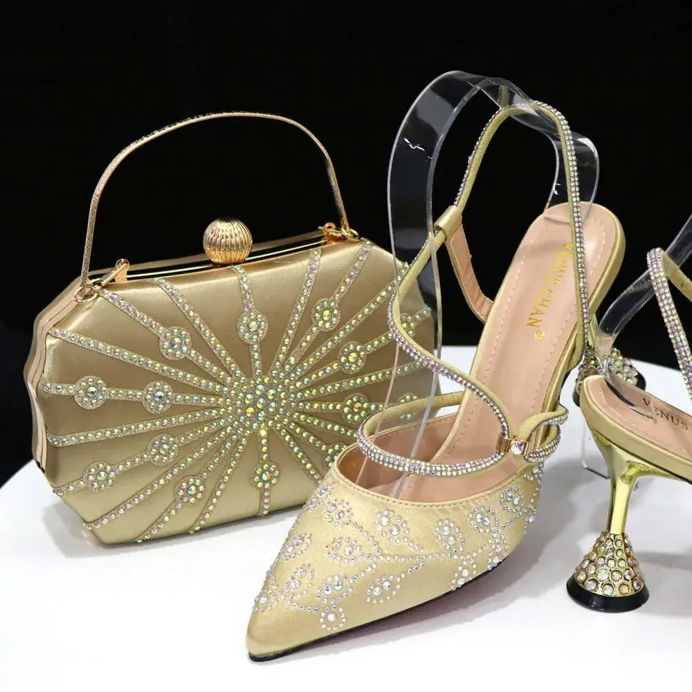 Bling Shoe & Bag Set