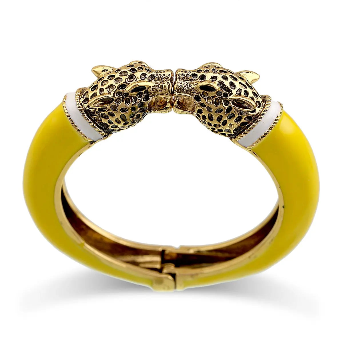 Double Leopard Bangle