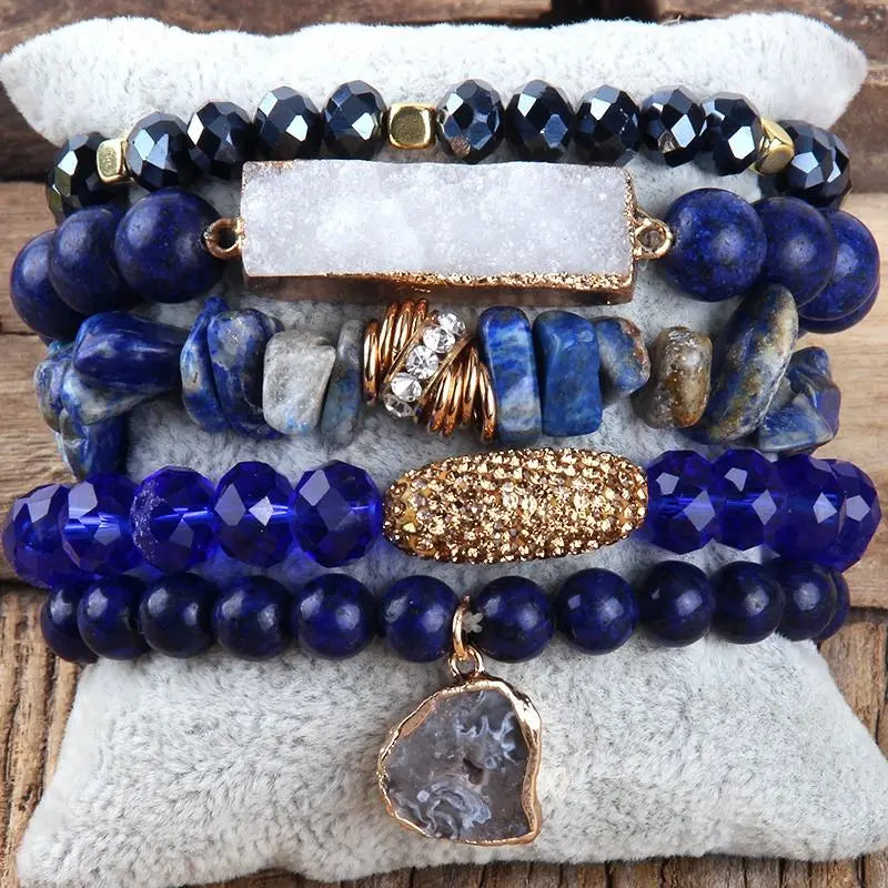 Druzy Stacked Bracelet Coco & Dee