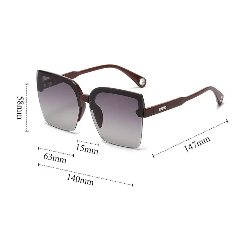 Fashion Rimless Sunglasses Coco & Dee