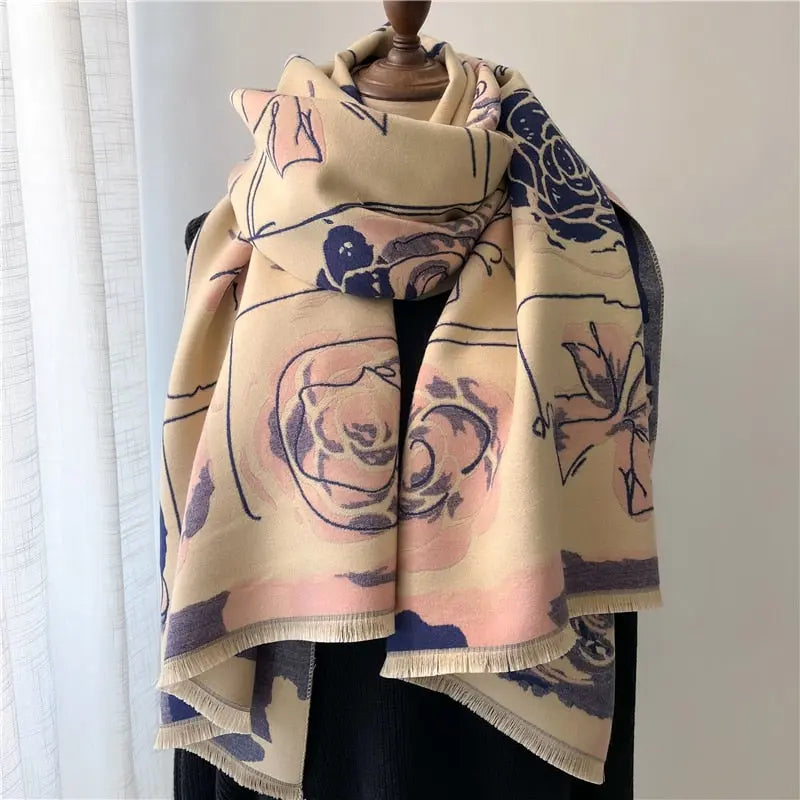 Floral Print Shawl Coco & Dee