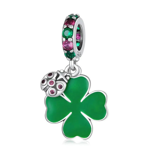 Green Flower Charm Coco & Dee