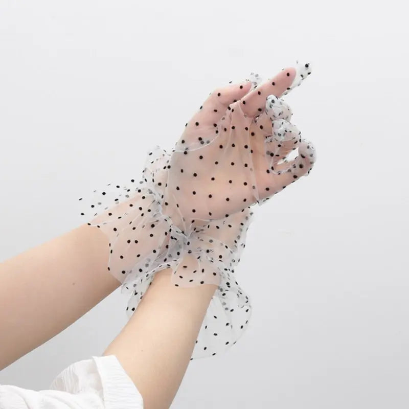 Lace Dot Gloves Coco & Dee