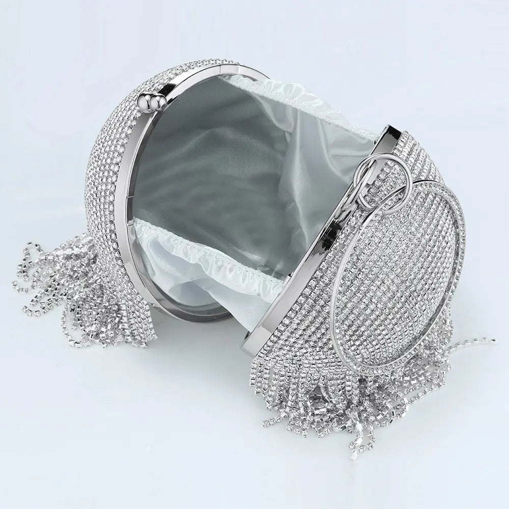 Rhinestone Ring Clutch Coco & Dee