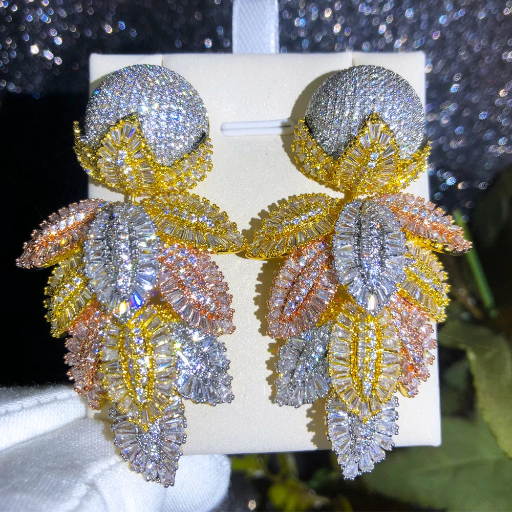 Leaves Drop Earrings Coco & Dee