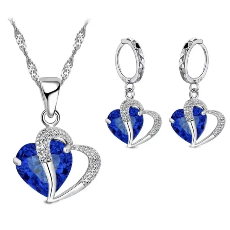 Sterling Silver Pendant Set