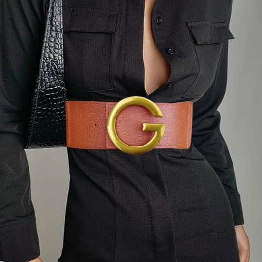 G Leather Belt Coco & Dee