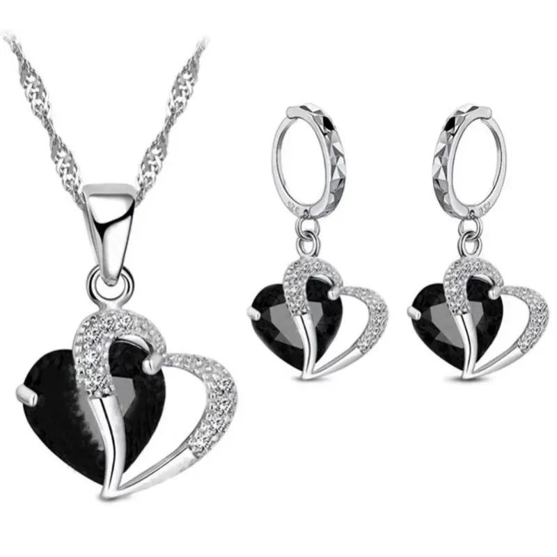 Sterling Silver Pendant Set