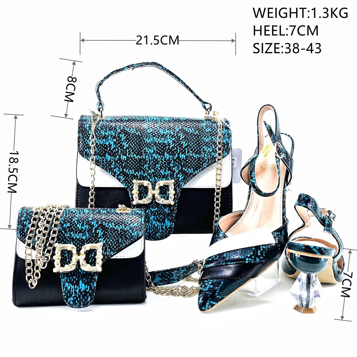 Sahara Shoes & Bag Set Coco & Dee