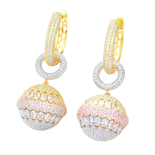 Round Drop Earrings Coco & Dee