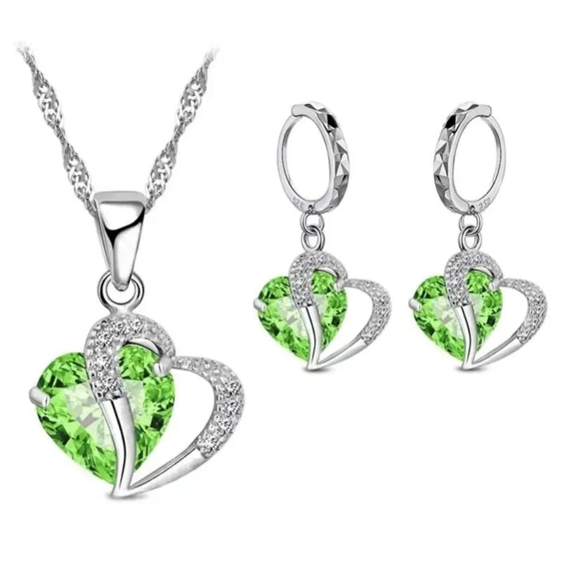 Sterling Silver Pendant Set