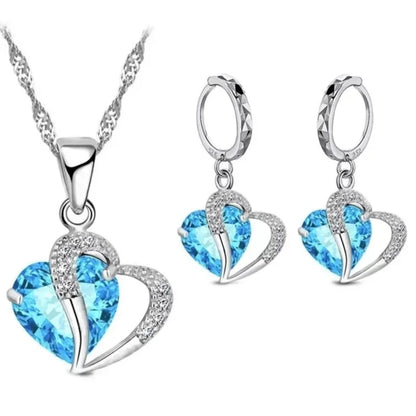 Sterling Silver Pendant Set