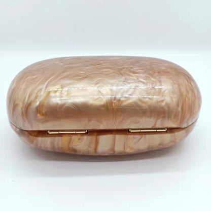 Marble Gold Pearl Clutch Coco & Dee