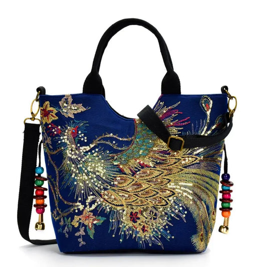 Soho Embroidered Handbag Coco & Dee