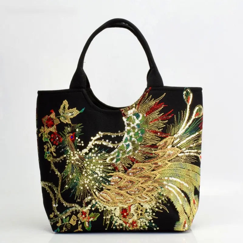 Soho Embroidered Handbag Coco & Dee